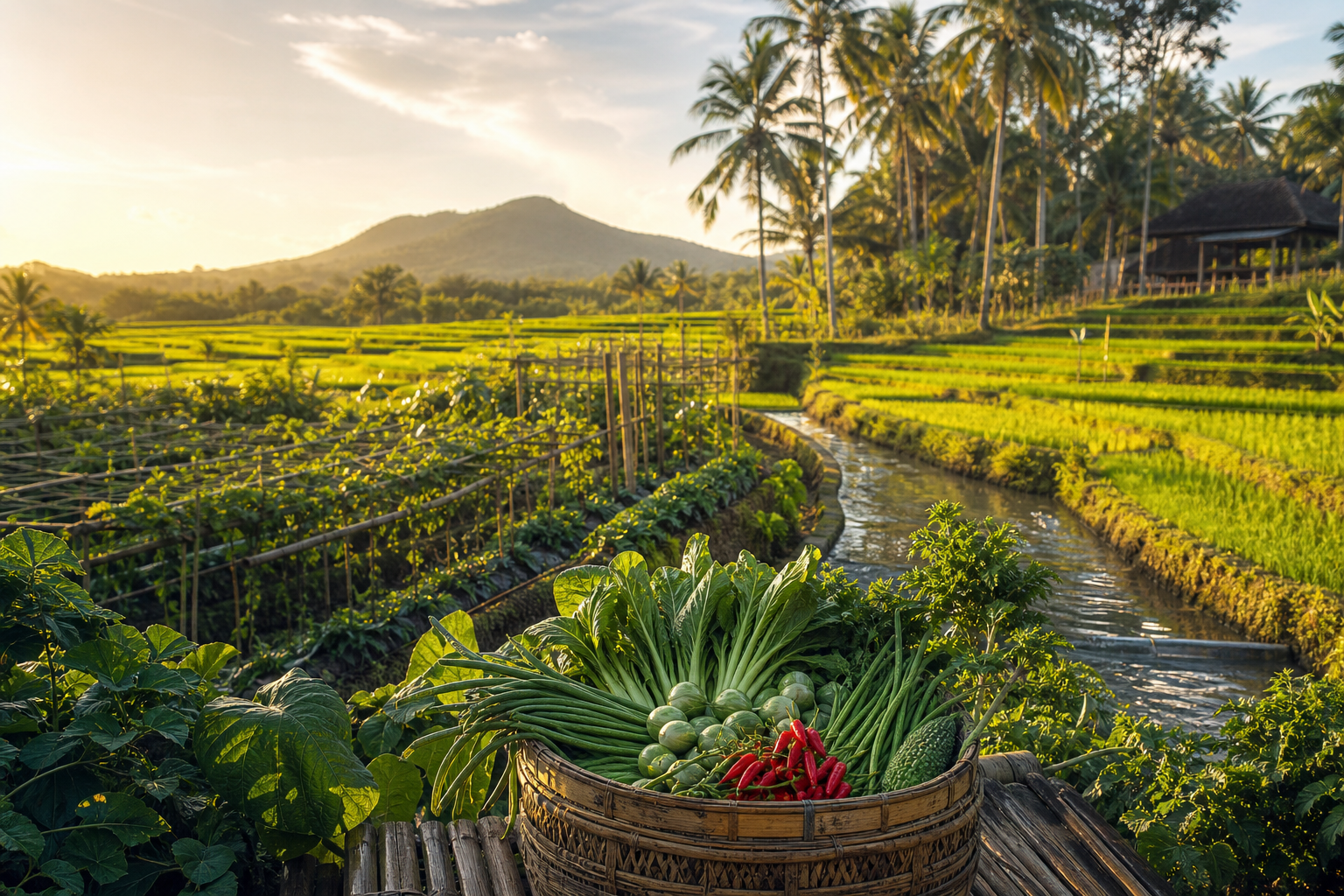 Wakaf Sawah dan Kebun